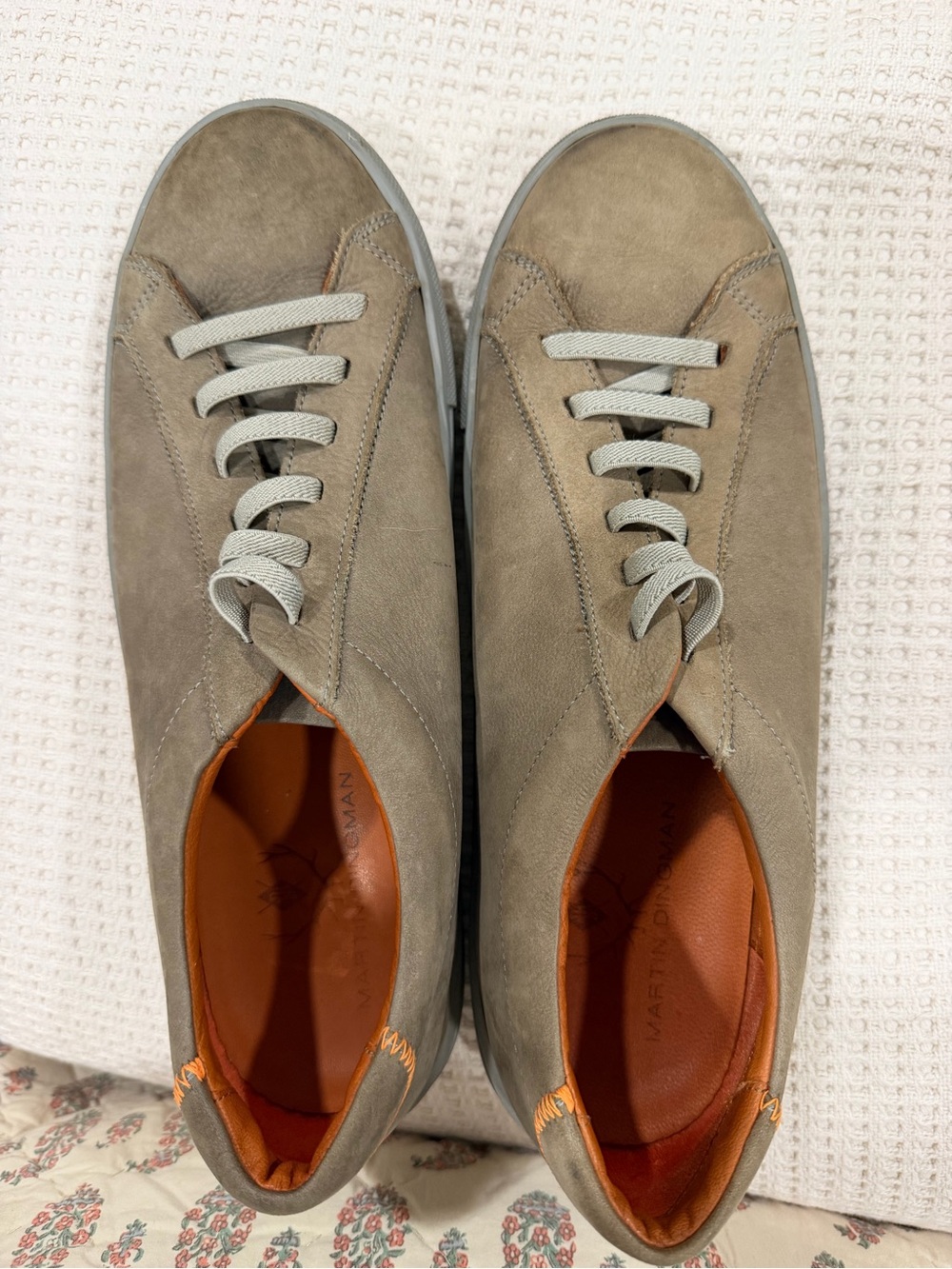 Martin Dingman Lace-Up Men's Sneakers in Olive